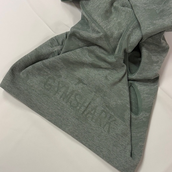 Gymshark Sage Green Long Sleeve Top - Picture 8 of 9